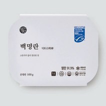 덕화명란 장석준명란 고추가루없이 깔끔한 백명란젓 100g 2팩, 단품