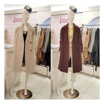 [숲] DB_ 버튼장식 드랍숄더코트 (SVCHC81)