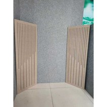 BIEL 베이스트랩 방음재 흡음제 계란판 코너 폼 차음, 다크카라멜 30cm x 30cm x 120cm