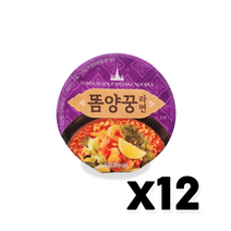 똠양꿍라면 컵라면용기 67g x 12개 (무료배송), 상세페이지 참조