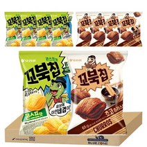 블루존 오리온 꼬북칩세트(콘스프 맛 5개+초코츄러스 맛 5개)