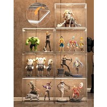 모델 캐비닛 장식장 투명 레고진열장 피규어 전시대, 투명 대형 ㅣ투팩ㅣ