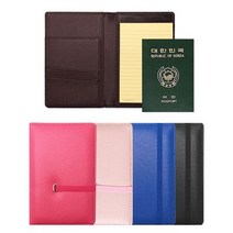 아인텍 가죽 A6 레포트패드 Trip, B Type_블랙(H5889)(1개)