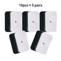 ems 뱃살빼는 복부 운동 트레이닝 기구 저주파 마사지기 2010pcs 자체 접착 교체, 10개 5x9cm