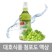 대호식품 청포도 액상 1000ml, 1개
