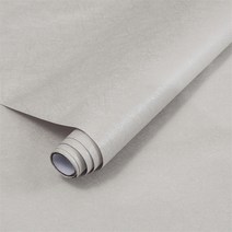 자체 접착 실크 벽지 단순 PVC 방수 벽지, 흰색 실크 60cm * 1m