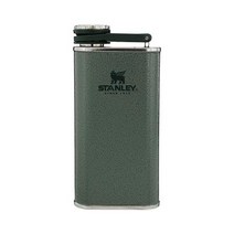 Stanley 클래식 플라스크 8oz 분실 방지 캡 쉽게 채우고 따를 수 있는 와이드 마우스 스테인리스 스틸 힙플라스크, 6, 8온스