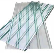 FRP 플라스틱 지붕 처마 판넬 슬레이트 창고 썬라이트, 길이 1m 가로 93cm 두께 1mm 5장