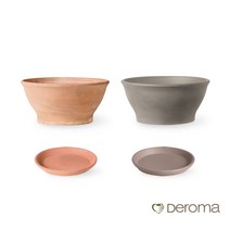 데팡스 데로마 이태리토분 쵸톨라리스시아 화분+받침세트 인테리어화분 대형화분 거실화분, 화분27cm(그라파이트)+깔망