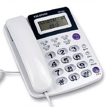 화이트 태경아이디에스 TK-500 유선 전화기, 업그레이드 GQ-300(화이트)