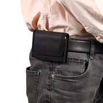 33C 모던 제트플립 허리 벨트 파우치, 01 제트플립 블랙
