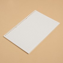 아트박스/위드마켓 B5 26공 바인더 노트 속지 60매(유선)