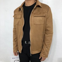 세무 스웨이드 숏 자켓(남자 가을 아우터)