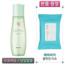 노에비아 99 플러스 리후레싱 밸런싱 로션(스킨) 160g + 해피버치 클렌징 티슈, 1개