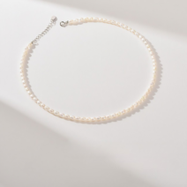 XXMZ 못난이 패션 담수진주 여성 레이어드 클래식 진주목걸이