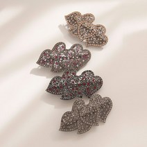 제이로렌 펜타 하트 트윙클 큐빅 헤어핀 H0732