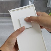 벽부착 비닐팩 비닐봉투 정리함 화이트