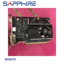 외장그래픽카드 중고 사파이어 비디오 카드 HD6570 1GB GDDR3 AMD 그래픽 GPU Radeon HD 1GHM 512MB 사무용, 02 HD6570 1GB