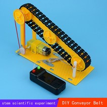 DIY Electric Conveyor Model Steam Toy Invention Science Experiment Kit Educational School Scientific, 01 다크 그레이