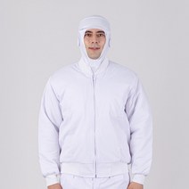 모던위생복 식품위생복 위생복상의 MD-1074-1 (공용방한잠바 주머니x)-겨울용 HACCP위생복 남여공용 위생복상의 식품공장 위생작업복
