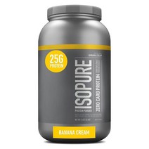 Isopure 아이소퓨어 프로틴 25g 단백질 파우더 바나나 크림 3lb(1.36kg)