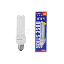 포커스 장미전구 삼파장 EL 25W, 주광색