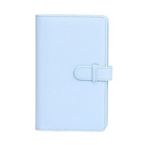 접지패드 접지패드어싱매트 후지 필름 인스탁스 미니 12 용 휴대용 사진 앨범 핑크 티켓 카드 컬렉션 북 그린 패션 디자인 컬렉션 108 매, CHINA _파란