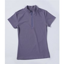 승마바지 승마복 조끼 승마 의류 티셔츠 여성 티 탑스 말 등 라이더 여름 반팔 장비 플러스 사이즈, 05 보라색 컬러_06 XXXL