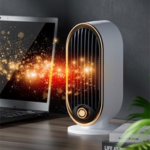 조용하고 따뜻한 800W 전기 히터 실온과 뜨거운 2단 히터 가정용 사무실 난로 난방기