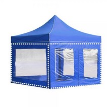 포장마차 캐노피천막 캐노피 벽면만 1면 투명벽면 그늘막설치 천막, DZ투명지퍼2 5M 레드