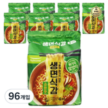라이브잇 풀무원 생면식감 생라면 순한맛, 576개입