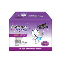 아몬스 [정품] 애견기저귀 암컷용 초소형 10매 국산 강아지기저귀