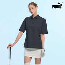 [푸마골프] 라운딩 우븐 반팔 티셔츠 여성 3컬러 택1