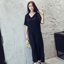 랑) 여성복 심플블랙 원피스