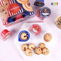 댄케이크 댄케이크 버터쿠키/초콜릿칩쿠키 싱글서브 어쏘티드 18입 과자 간식, 단일옵션