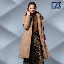 커터앤벅 여성 울 헤비 다운 카멜베이지