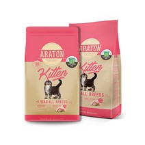 [BETTER GO] 아라톤(ARATON) 키튼 3kg (1.5kg x 2포) / 유럽 청정 어린 고양이사료