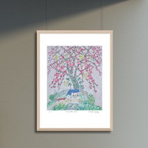 그림닷컴-제주생활의 중도(150 Ed) 이왈종 판화 액자추가가능, 그림만주문(액자X)