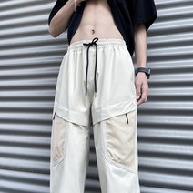 여름 레깅스 남 와이드 캐주얼 바지