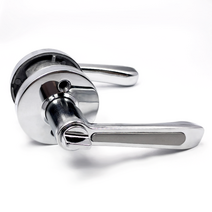 싱글 PC/실버 열쇠형 방문손잡이 방문레바, 1개