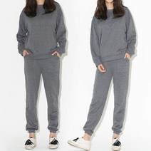 캠핑패션 운동복 캐주얼 맨투맨 조거바지 상하의 택1