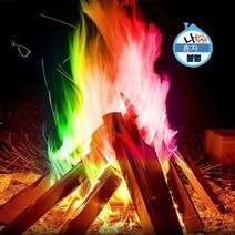 무지개불멍 불멍 가루 캠핑 캠핑용 레인보우 캠프파이어 감성 모닥불 15G 25G 최신버전, 단품