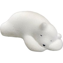 게으른 북극곰 북극곰등받이 쇼파등받이 곰 쿠션 자이언트곰 소품, 밝은 회색