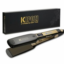 kipozi kp-139 전문 헤어 스트레이트너 빠른 열 스마트 타이머 플랫 아이언 lcd 디스플레이 컬링 및 스트레이트닝 살롱, 협력사, 우리를, 검은 색