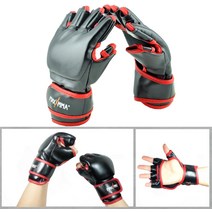 MaxxMMA 하프 핑거 장갑 권투 펀칭 종합 격투기 샌드백 MMA 훈련