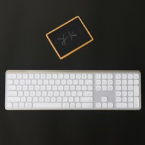 와이케이몰 맥컬리 초슬림 키보드 키스킨 고탄력 고급 TPU 방수 커버 맥컬리 BTWKEYMB
