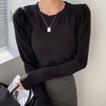 봄 가을 흰색 검정 티셔츠 캐주얼 긴팔 패션 슬림 탑 티 셔츠 Femme 스웨터 라운드니트 여름 니트집업 반집업니트