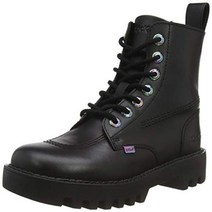 Kickers 여성용 Kizziie Higher Ankle Boots 블랙 블랙 블랙 블랙 블랙 블랙 38 EU