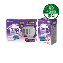 [유한양행]해피홈 New 파워매트형 전기훈증기+리필 30매+60매