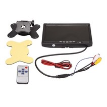 new-12v-24v 7 인치 tft lcd 컬러 hd 모니터 자동차 cctv 역 후면보기 백업 카메라 자동차 전자 액세서리, 검은색